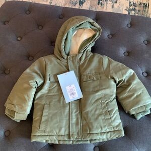 NWT Cat & Jack toddler ski jacket, fleece lined